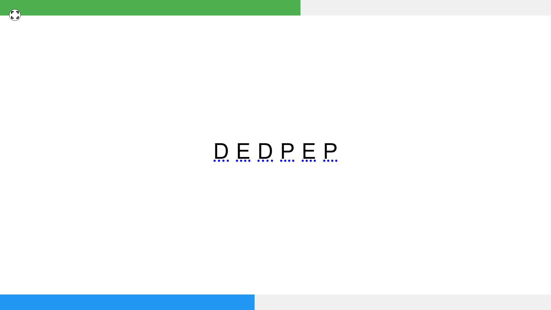 D E D P E P